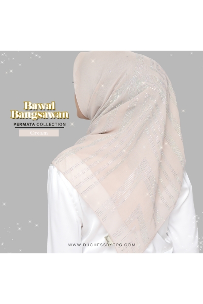 BAWAL BANGSAWAN LUXE PERMATA - CREAM